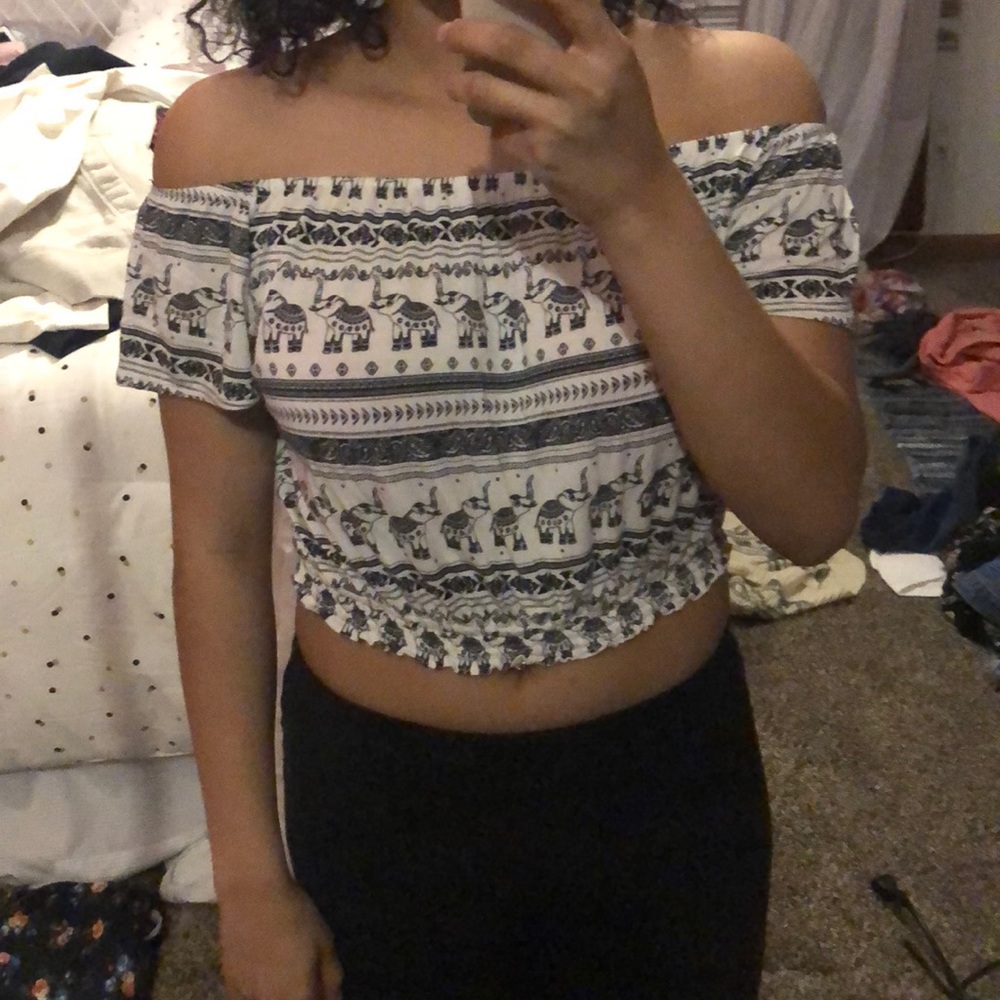 H&M Coachella collection crop top